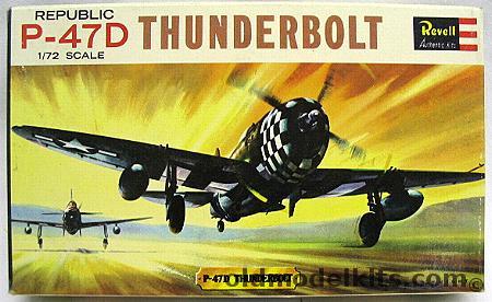 Revell 1/72 Republic P-47D Thunderbolt, H613-49 plastic model kit